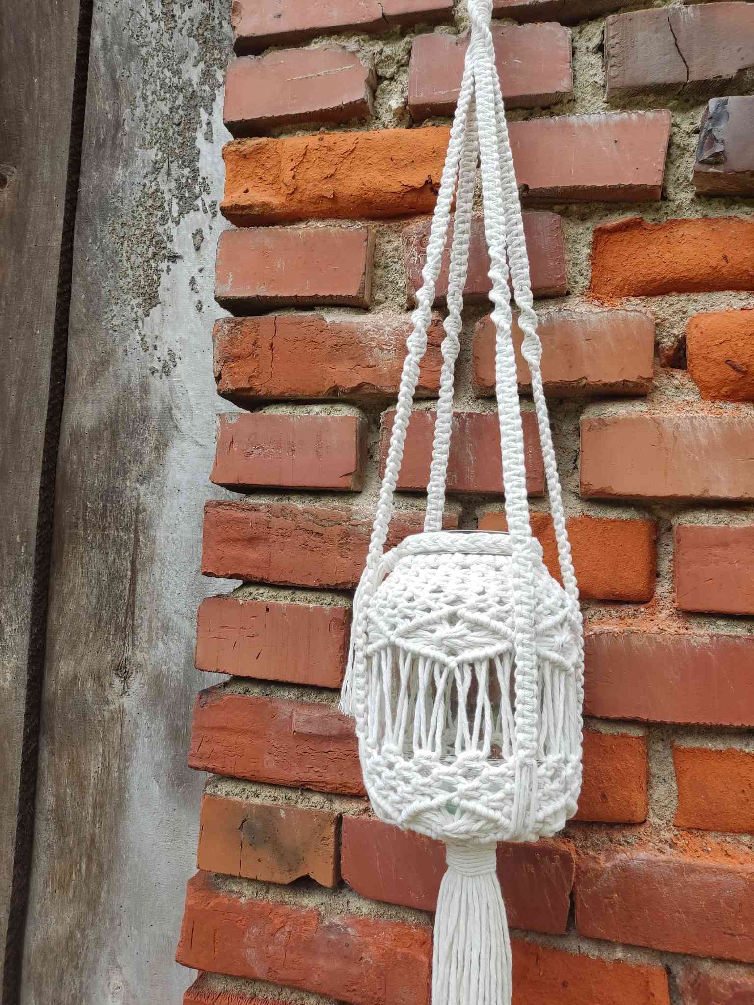 Wiszący lampion BOHO - DeasyArt – rękodzieło Boho, lampiony & dekoracje handmade