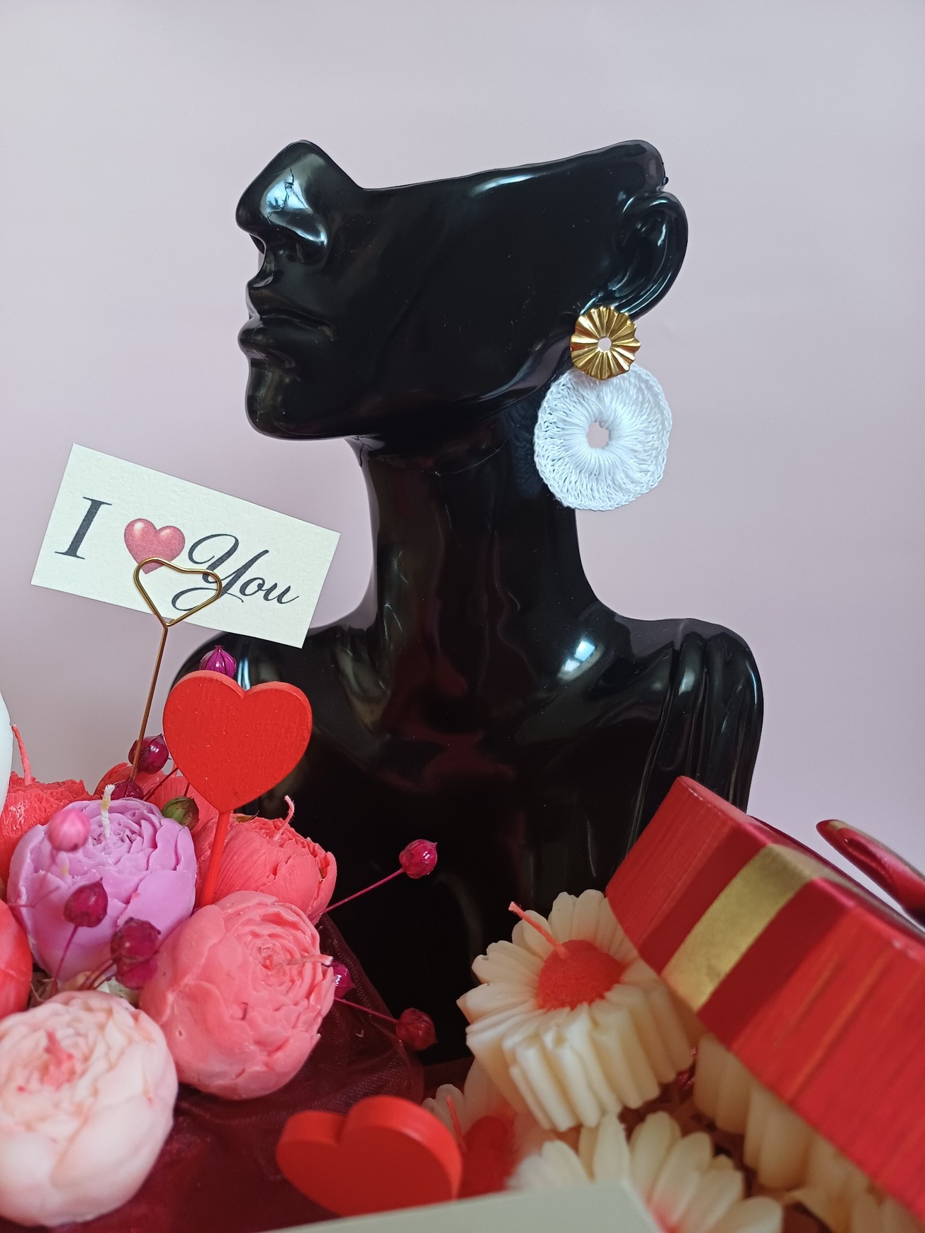 Koronkowe kolczyki - KORONKA - DeasyArt – rękodzieło Boho, lampiony & dekoracje handmade