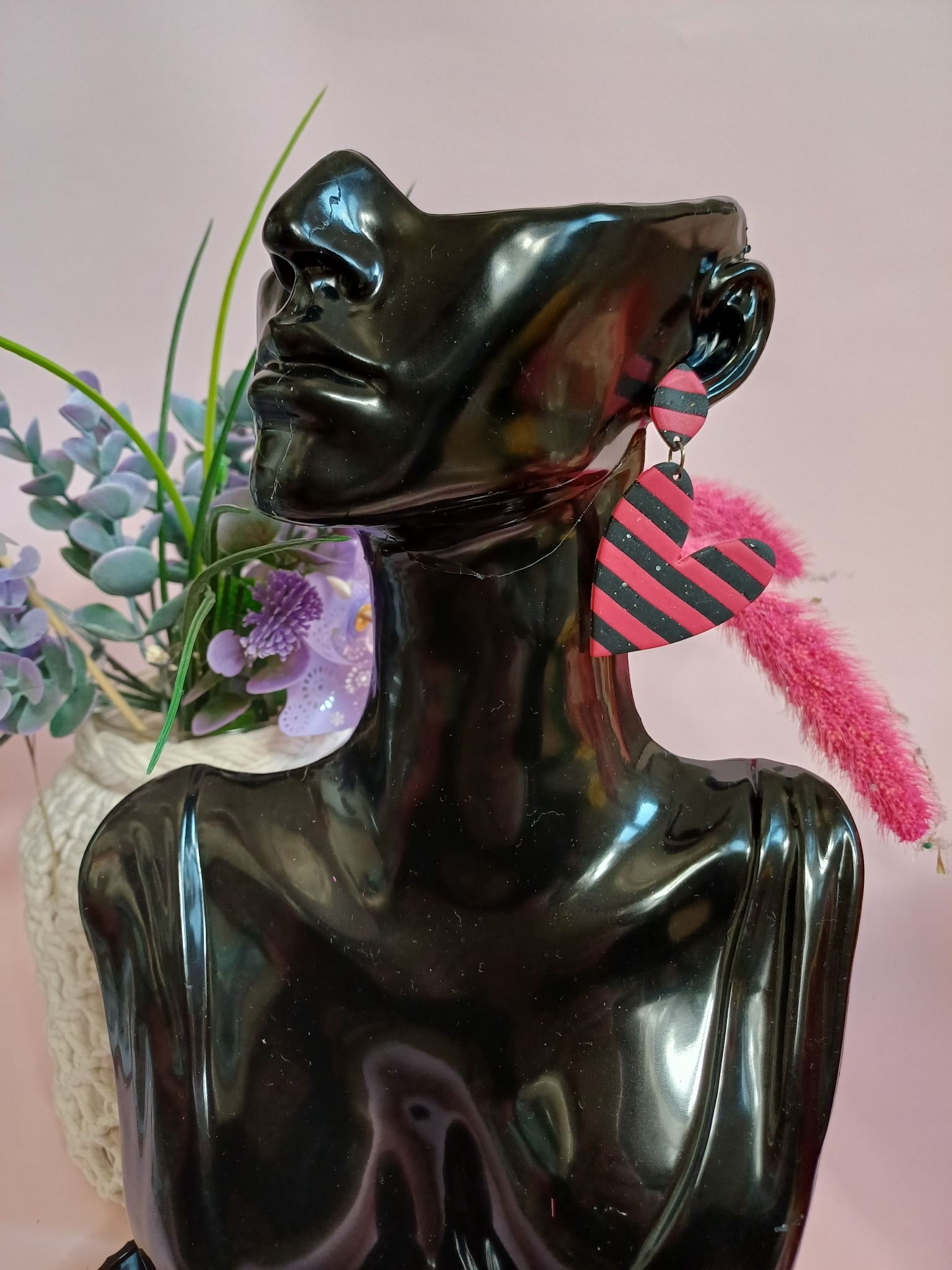 Kolczyki z glinki polimerowej termoutwardzalnej SŁODKIE REBELIE - DeasyArt – rękodzieło Boho, lampiony & dekoracje handmade