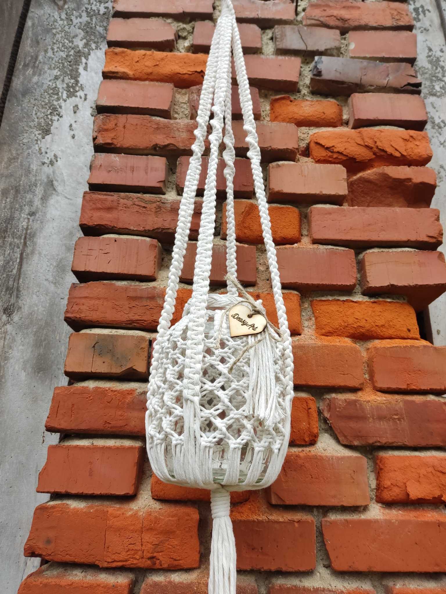 Wiszący lampion Boho LUNA - DeasyArt – rękodzieło Boho, lampiony & dekoracje handmade
