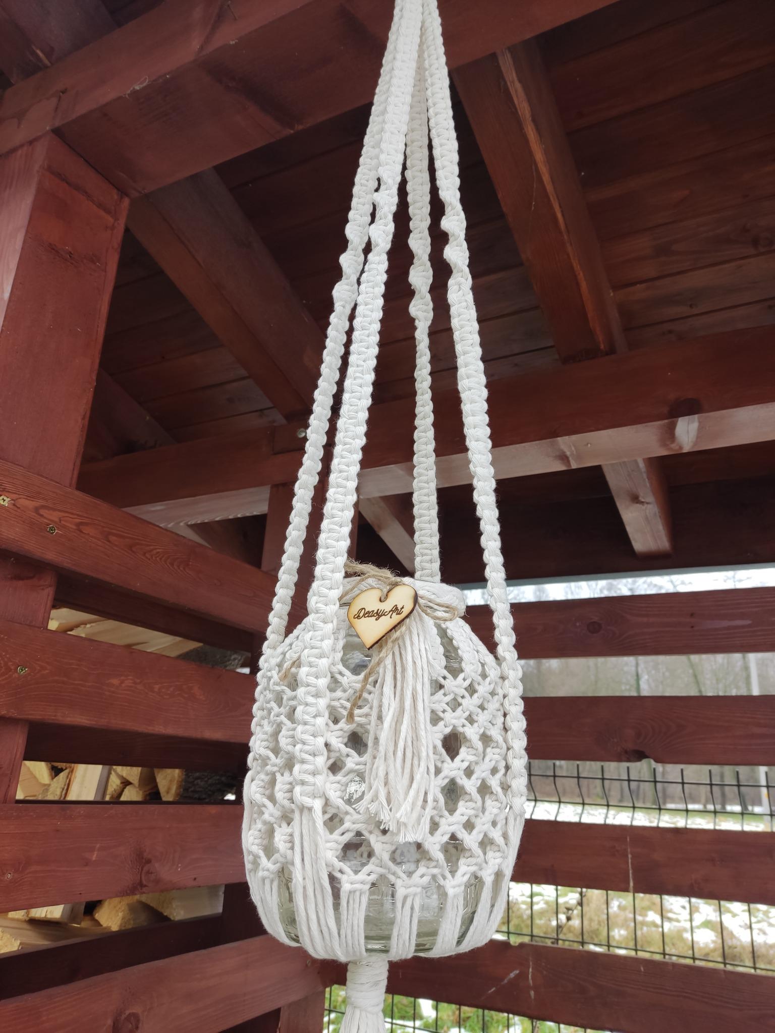 Wiszący lampion Boho LUNA - DeasyArt – rękodzieło Boho, lampiony & dekoracje handmade