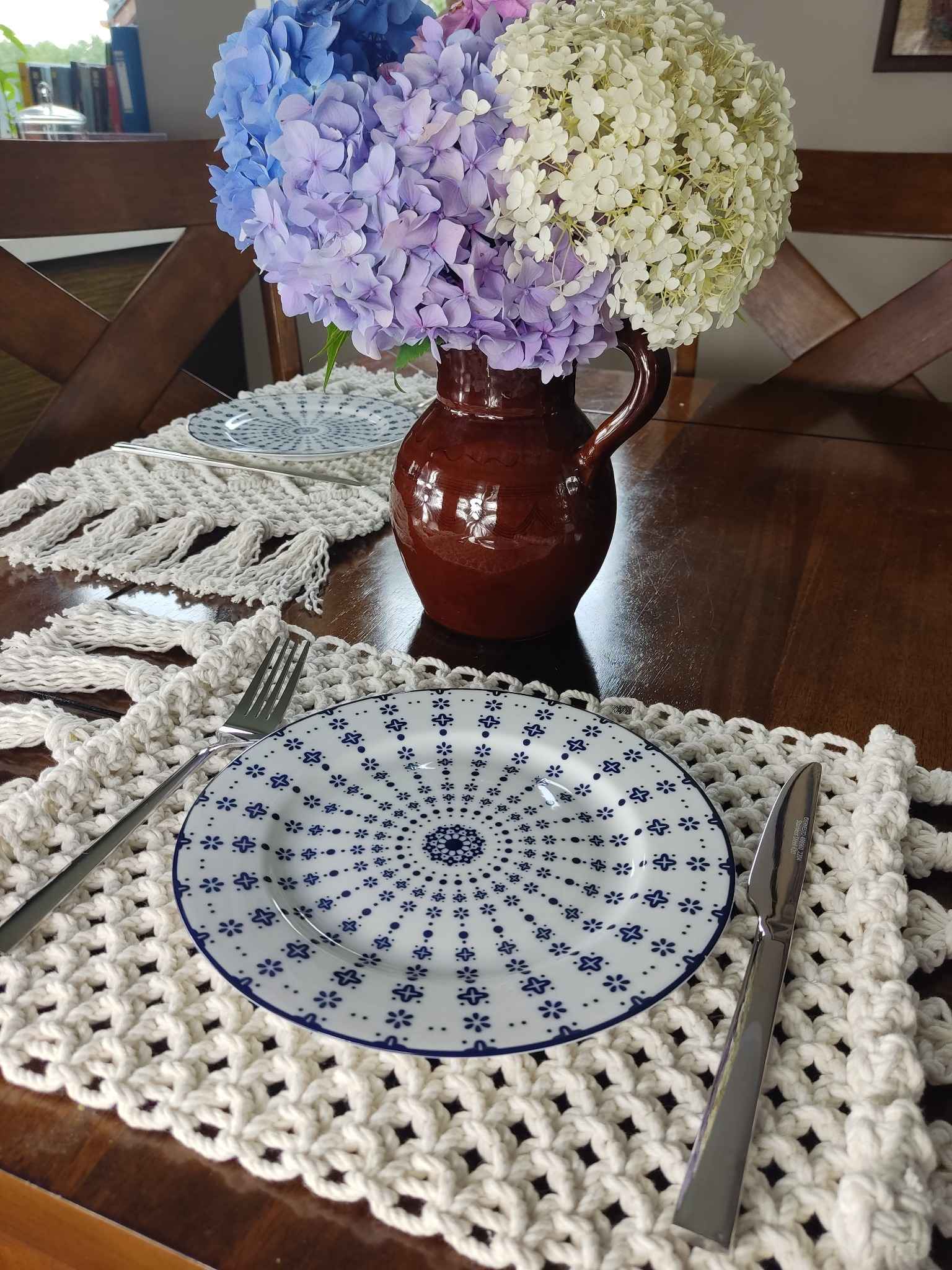 Podkładka stołowa ELEGANCJA  - DeasyArt – rękodzieło Boho, lampiony & dekoracje handmade