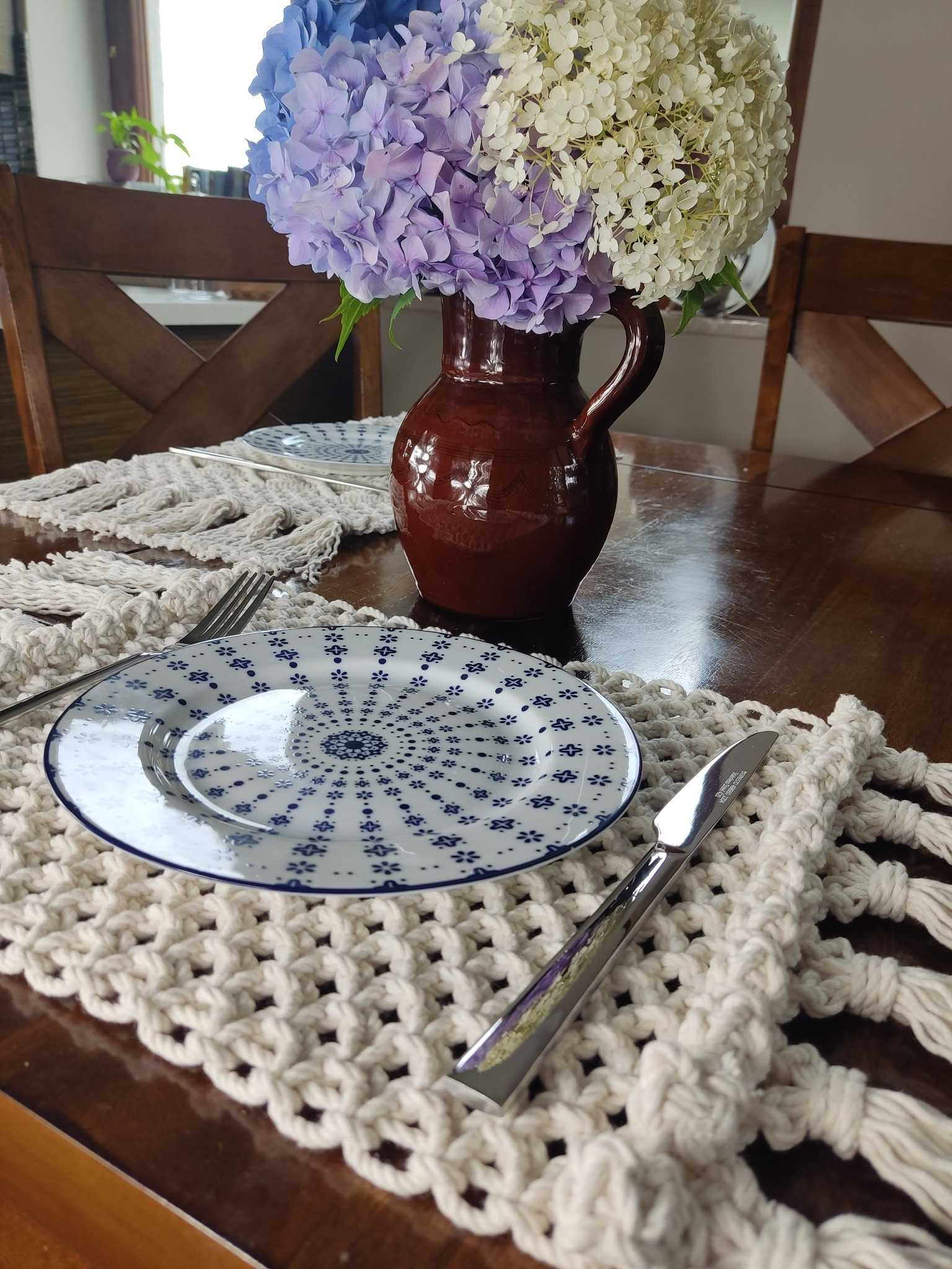 Podkładka stołowa ELEGANCJA  - DeasyArt – rękodzieło Boho, lampiony & dekoracje handmade