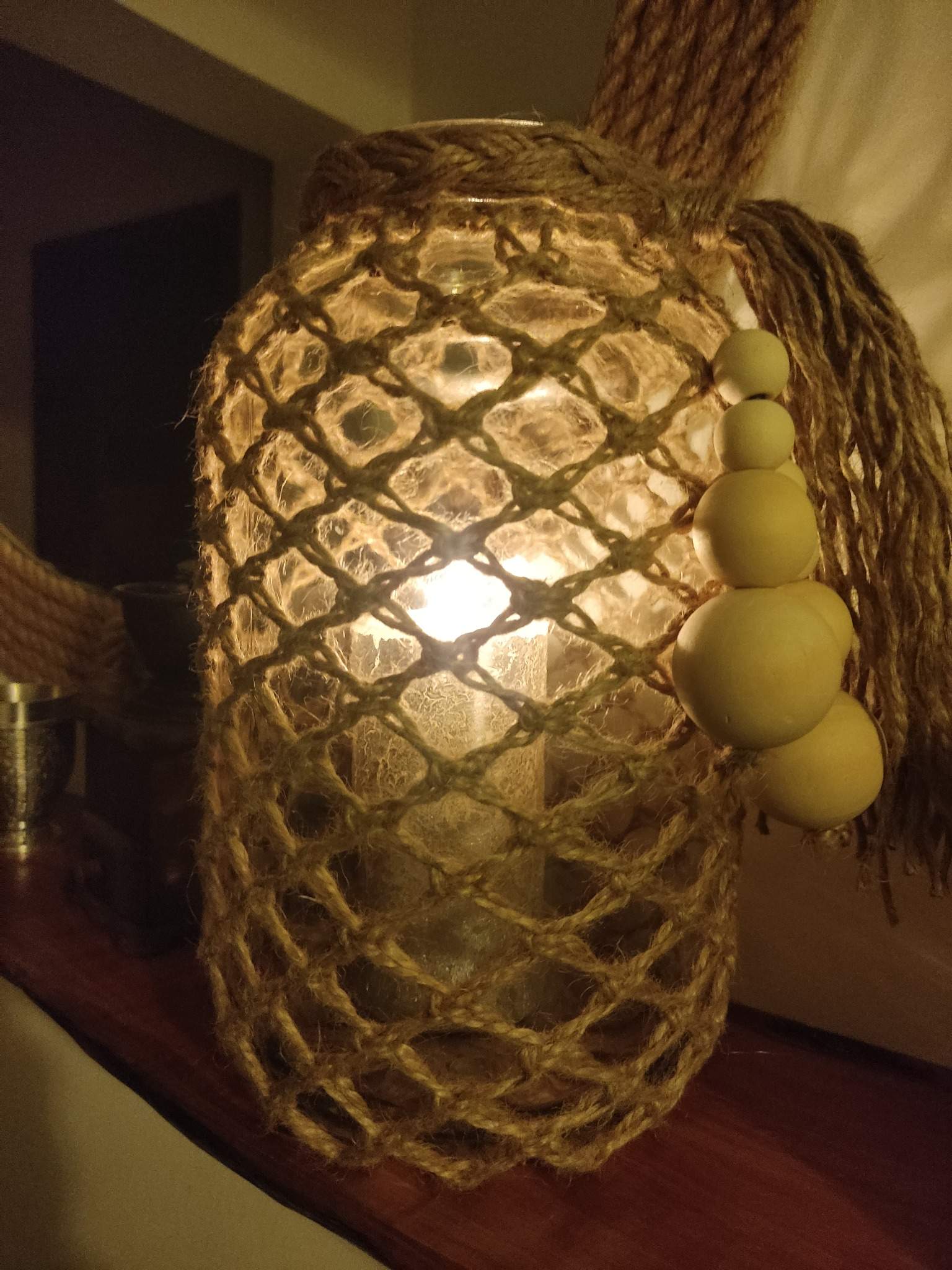 Lampion Boho JUTA - DeasyArt – rękodzieło Boho, lampiony & dekoracje handmade