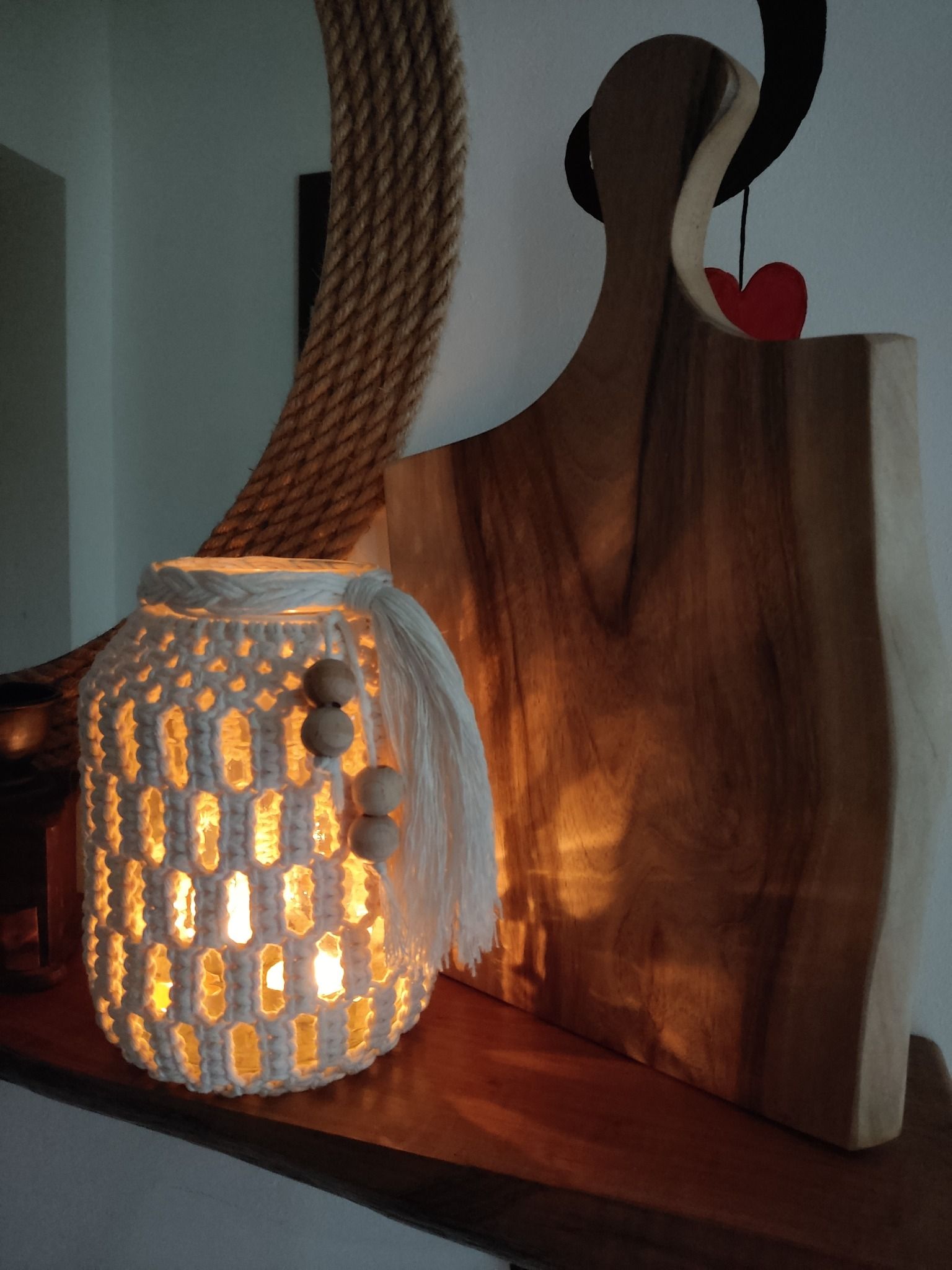 Lampion Boho LANTERN - DeasyArt – rękodzieło Boho, lampiony & dekoracje handmade