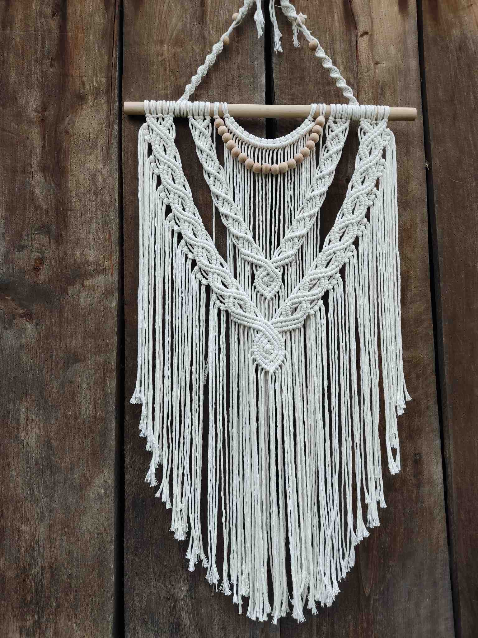 Makrama SZEPT NATURY  - DeasyArt – rękodzieło Boho, lampiony & dekoracje handmade