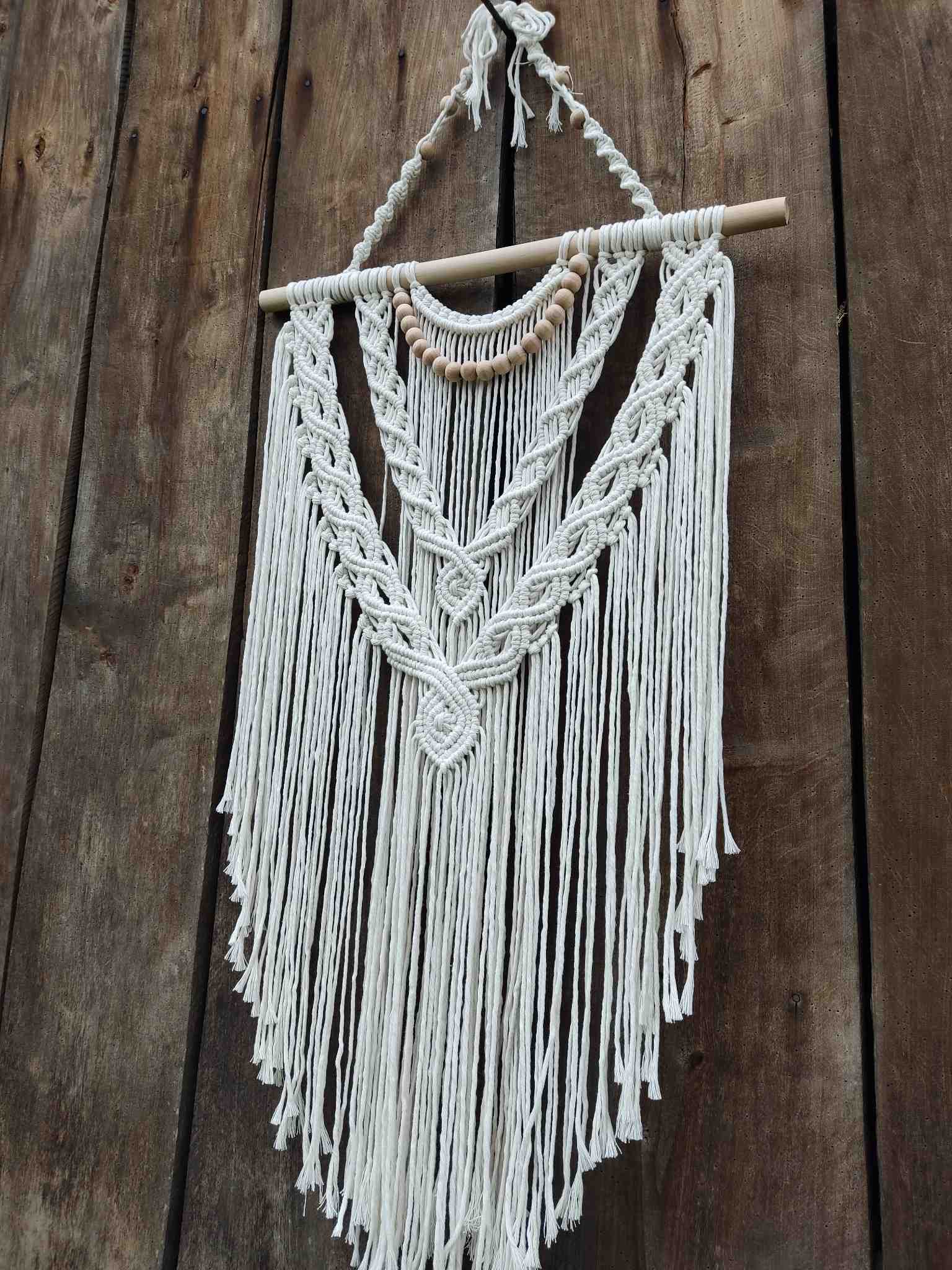 Makrama SZEPT NATURY  - DeasyArt – rękodzieło Boho, lampiony & dekoracje handmade