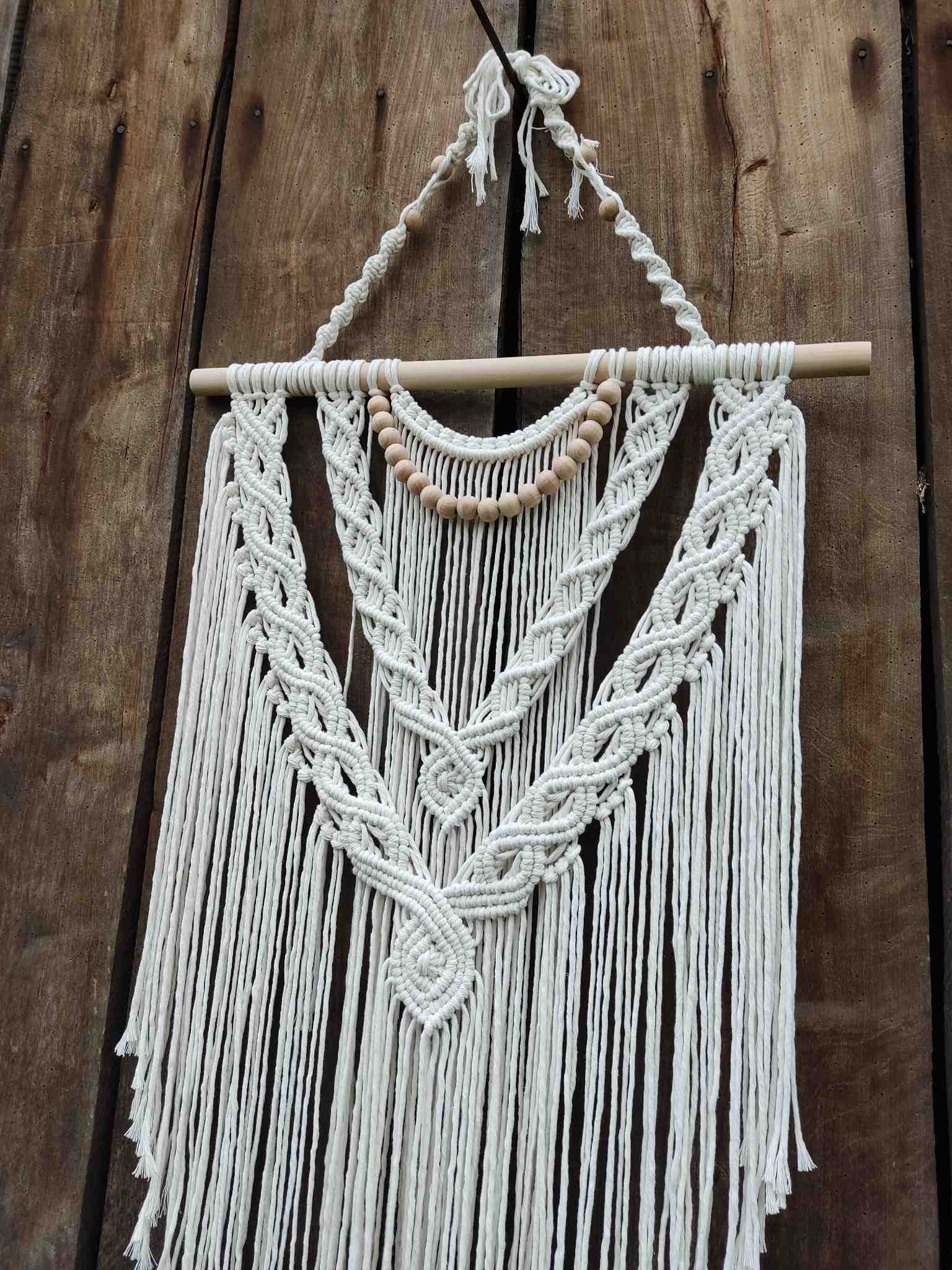 Makrama SZEPT NATURY  - DeasyArt – rękodzieło Boho, lampiony & dekoracje handmade