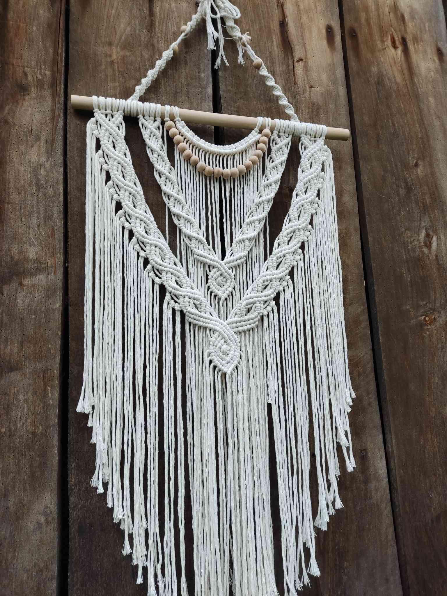 Makrama SZEPT NATURY  - DeasyArt – rękodzieło Boho, lampiony & dekoracje handmade