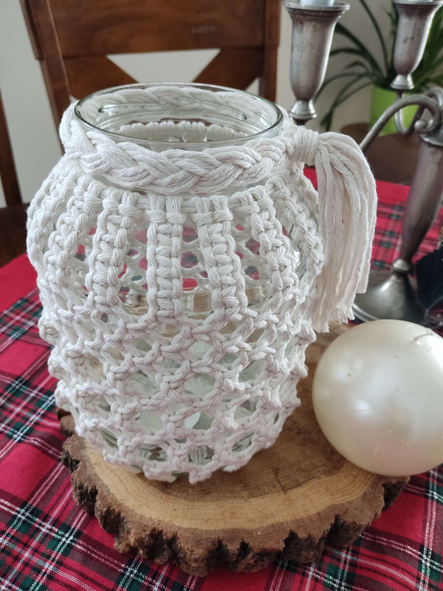 Lampion Boho LUNA  - DeasyArt – rękodzieło Boho, lampiony & dekoracje handmade