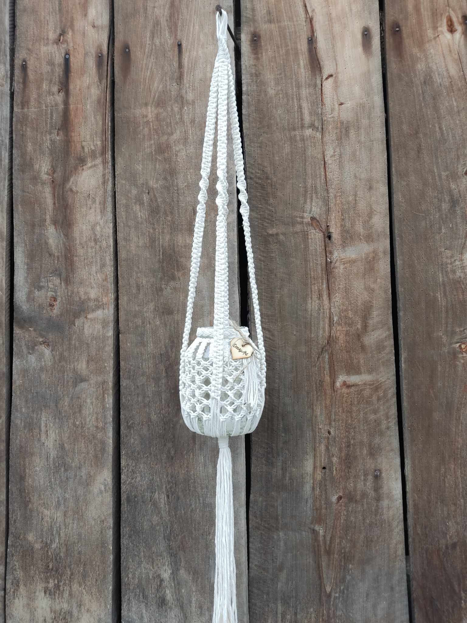 Wiszący lampion Boho LUNA - DeasyArt – rękodzieło Boho, lampiony & dekoracje handmade