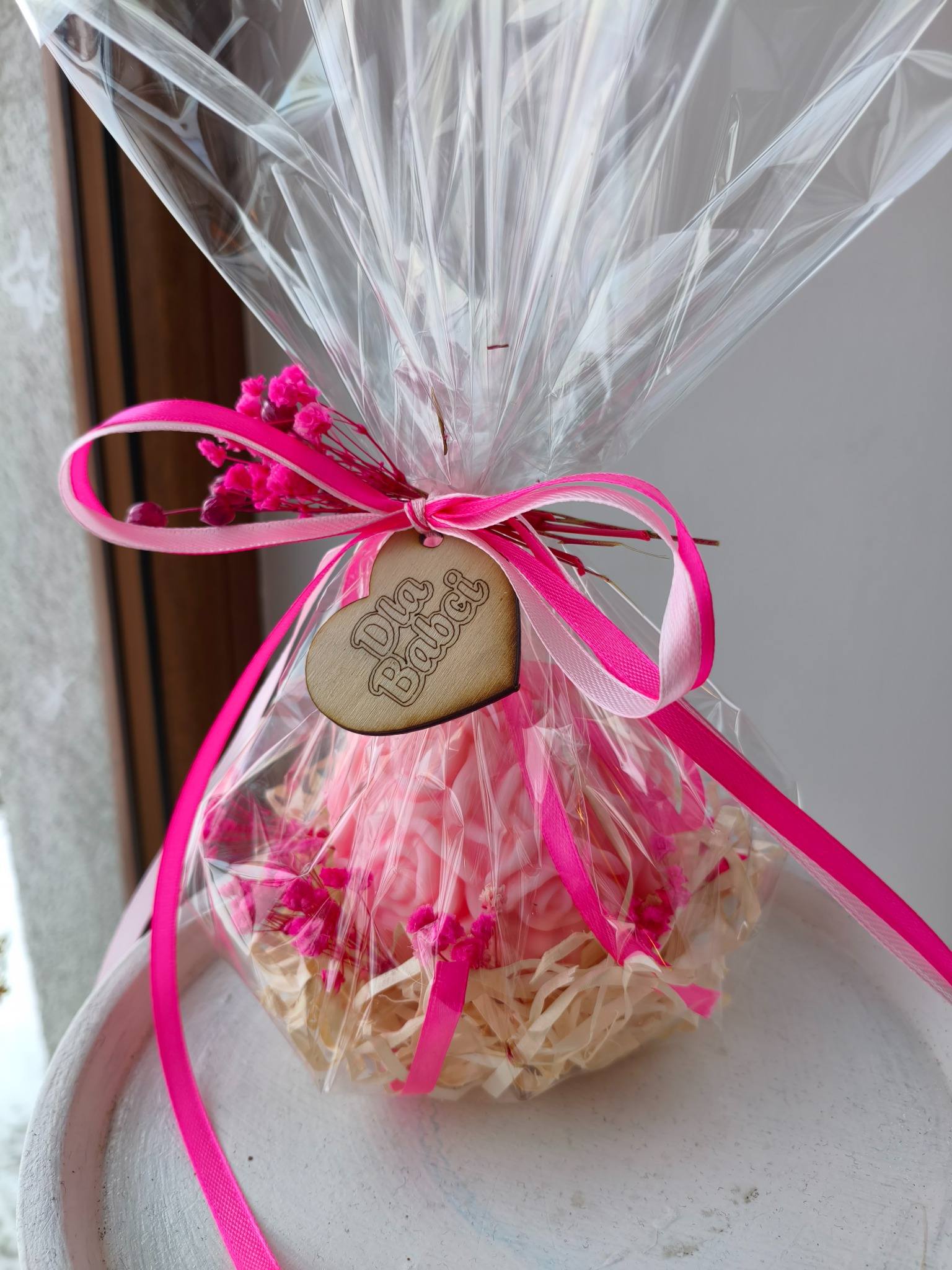 Naturalna świeca z wosku sojowego na Dzień Babci - DeasyArt – rękodzieło Boho, lampiony & dekoracje handmade