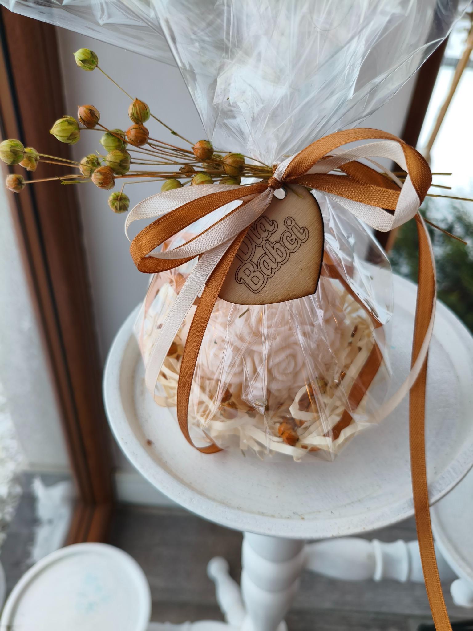 Naturalna świeca z wosku sojowego na Dzień Babci - DeasyArt – rękodzieło Boho, lampiony & dekoracje handmade