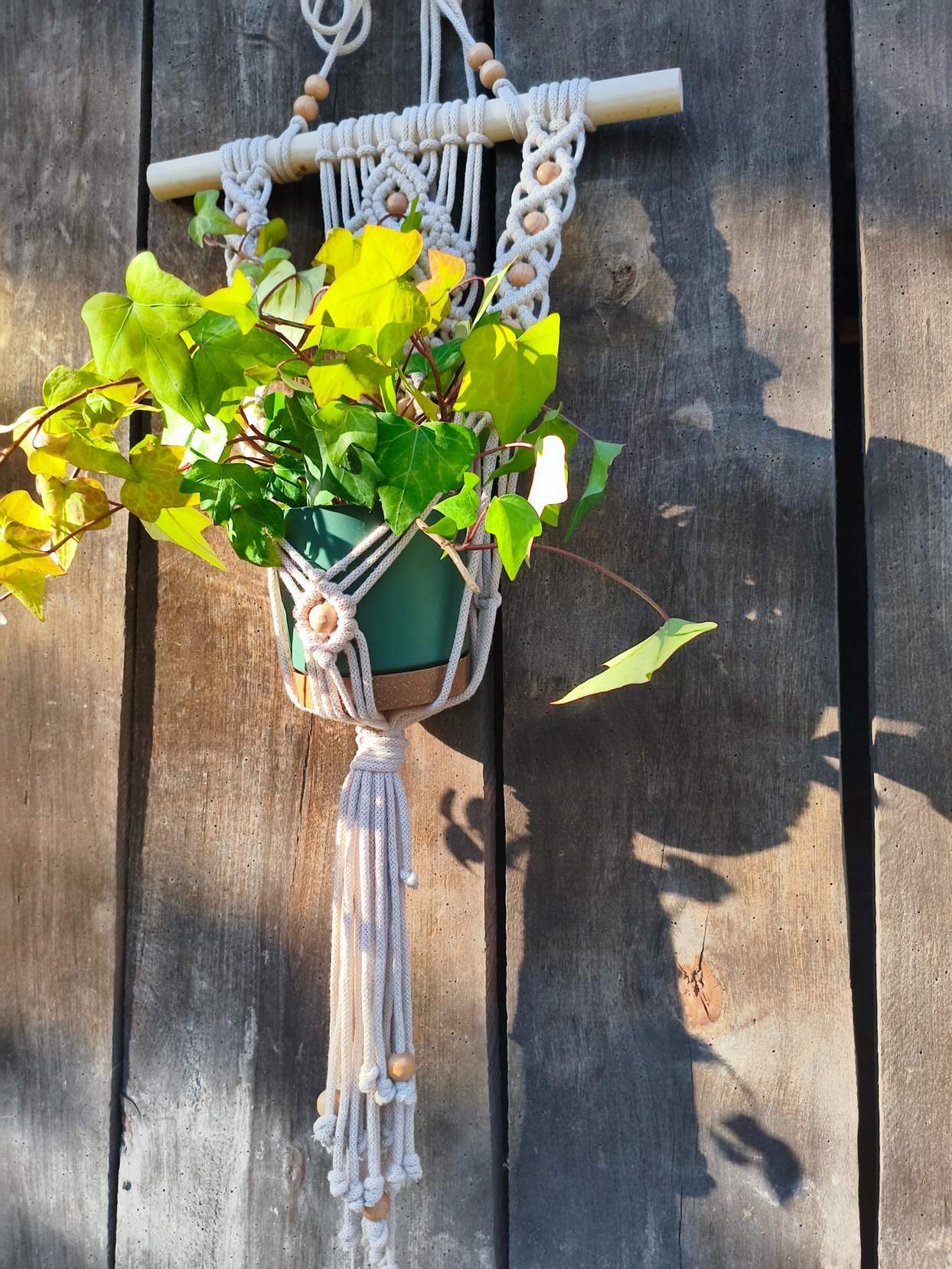 Kwietnik naścienny SPLOT NATURY - DeasyArt – rękodzieło Boho, lampiony & dekoracje handmade