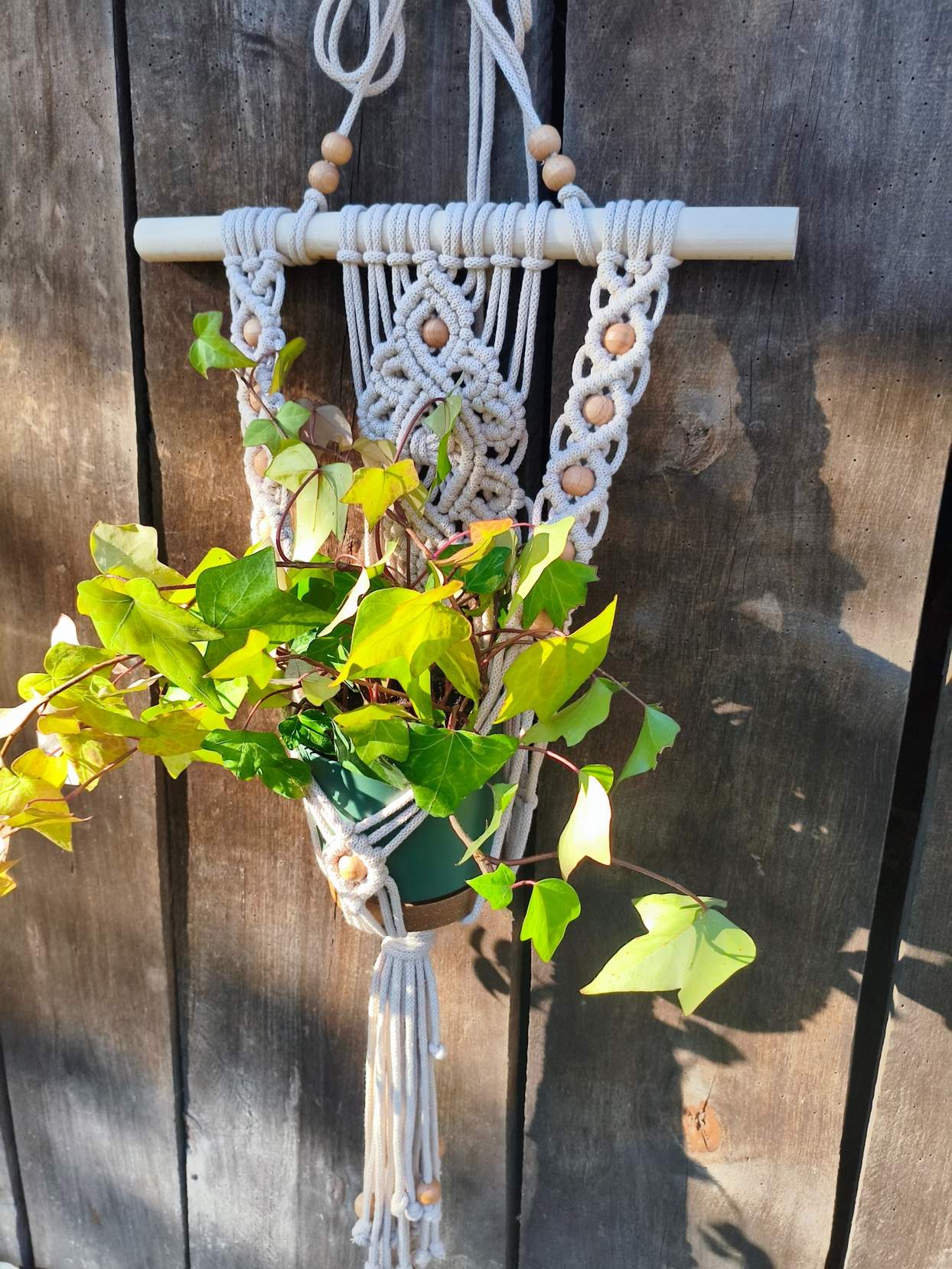 Kwietnik naścienny SPLOT NATURY - DeasyArt – rękodzieło Boho, lampiony & dekoracje handmade