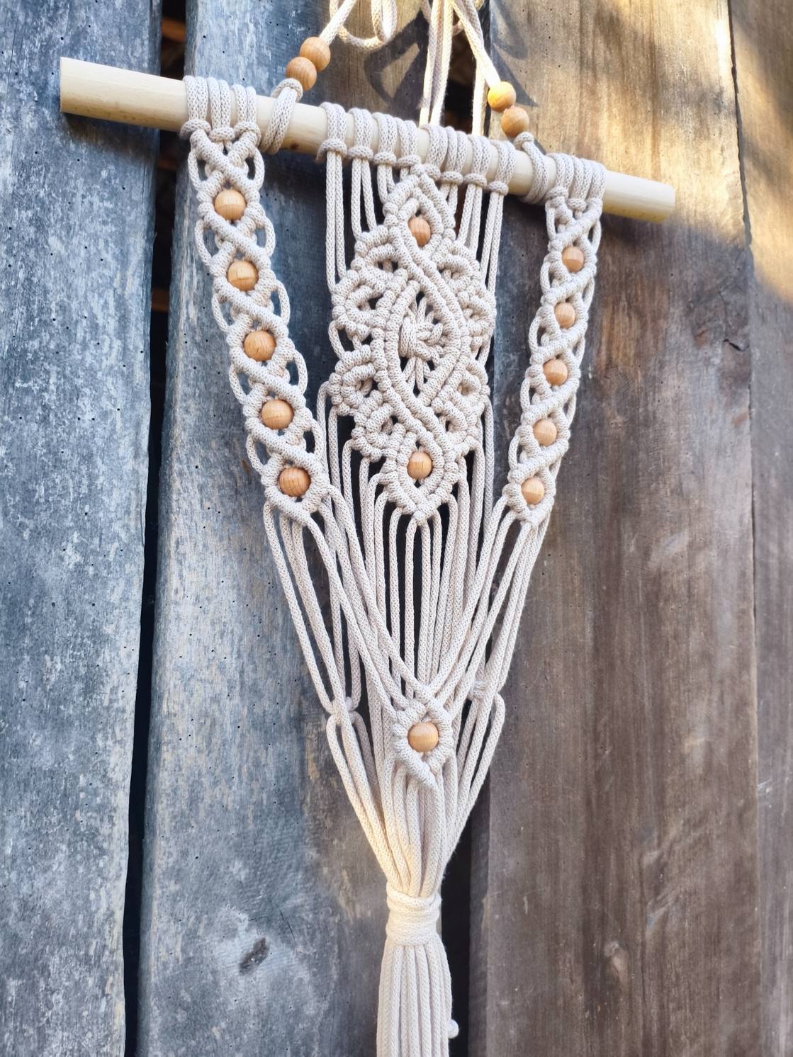 Kwietnik naścienny SPLOT NATURY - DeasyArt – rękodzieło Boho, lampiony & dekoracje handmade