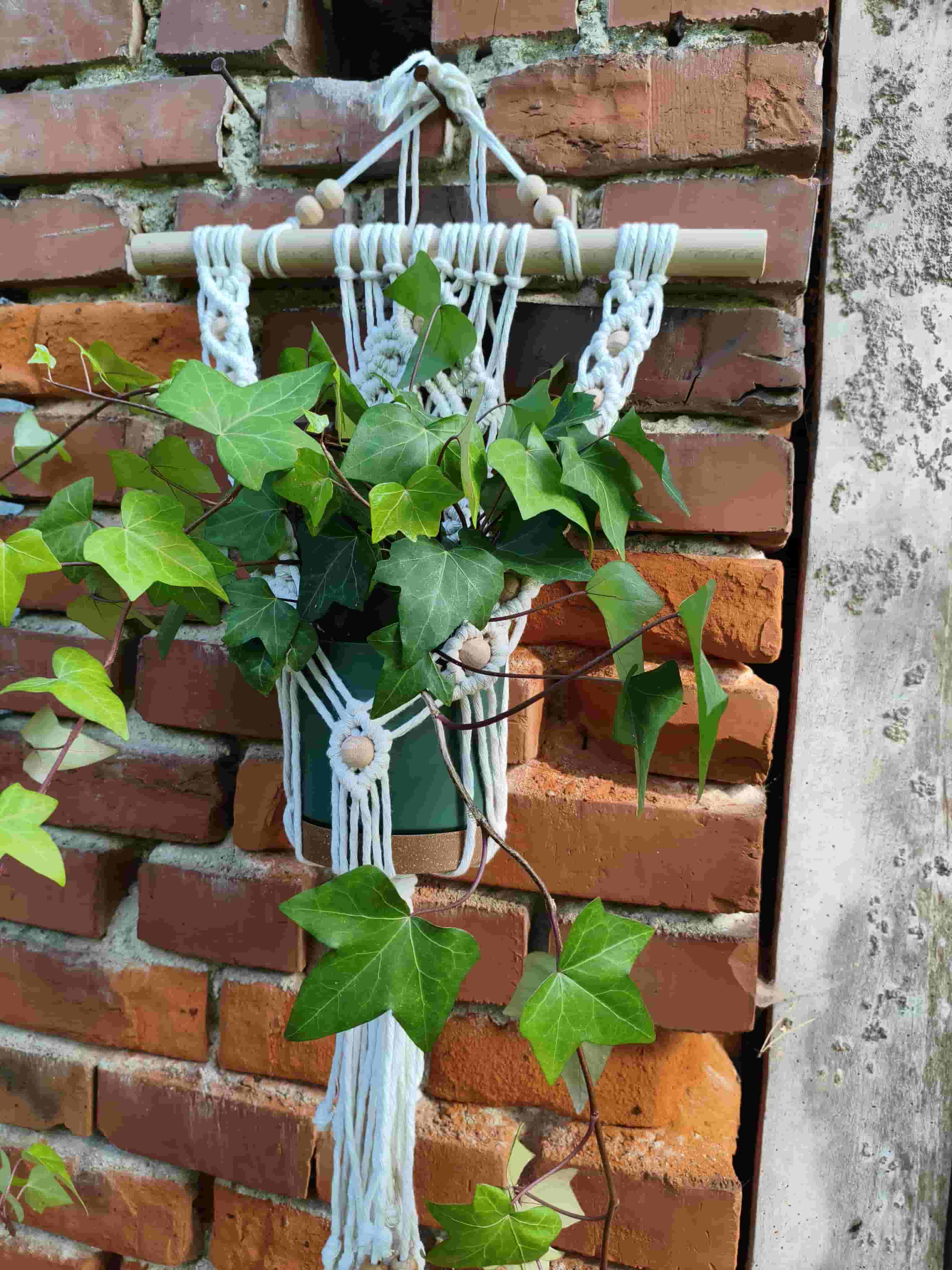 Kwietnik naścienny MOON - DeasyArt – rękodzieło Boho, lampiony & dekoracje handmade