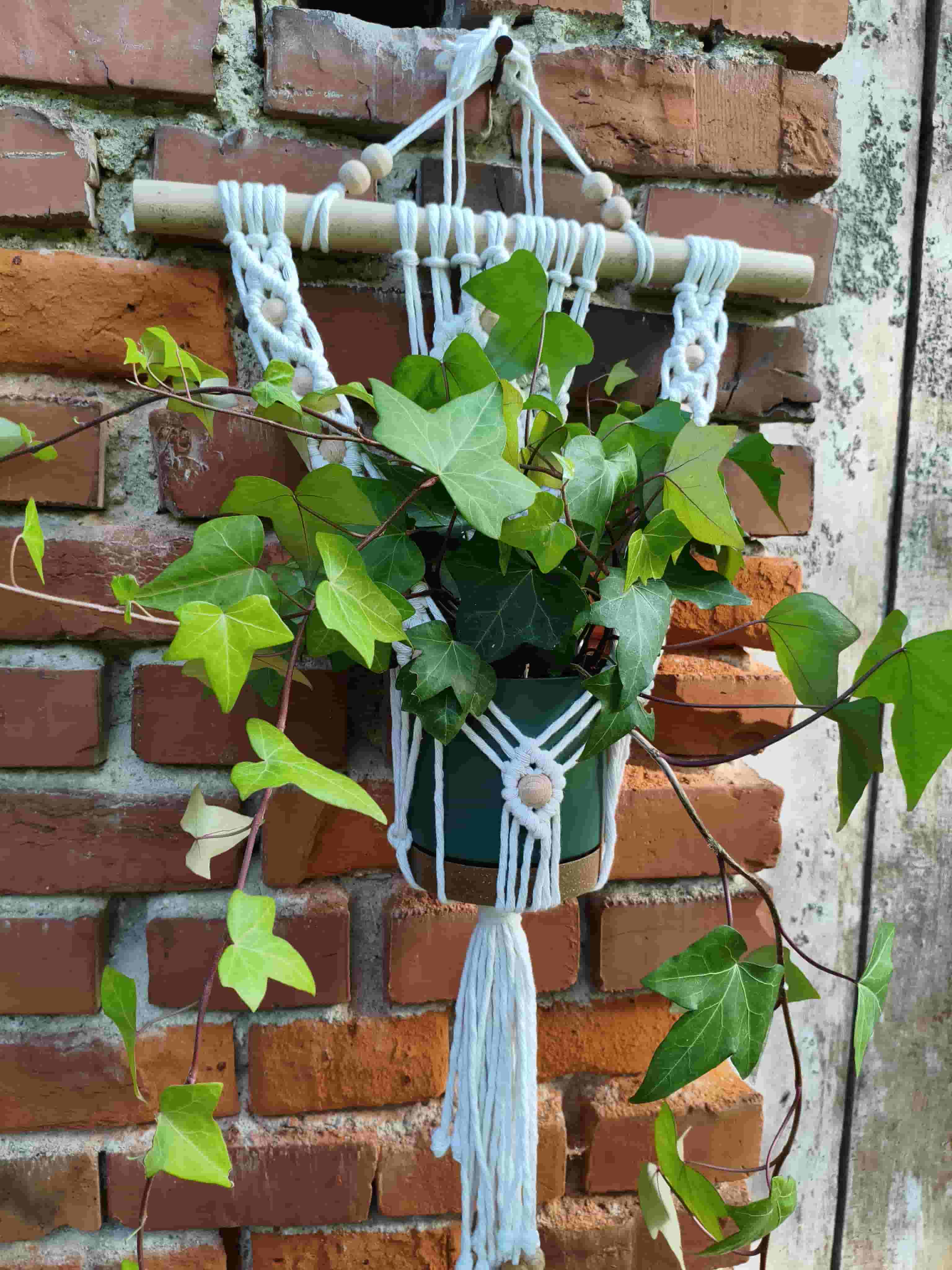 Kwietnik naścienny MOON - DeasyArt – rękodzieło Boho, lampiony & dekoracje handmade