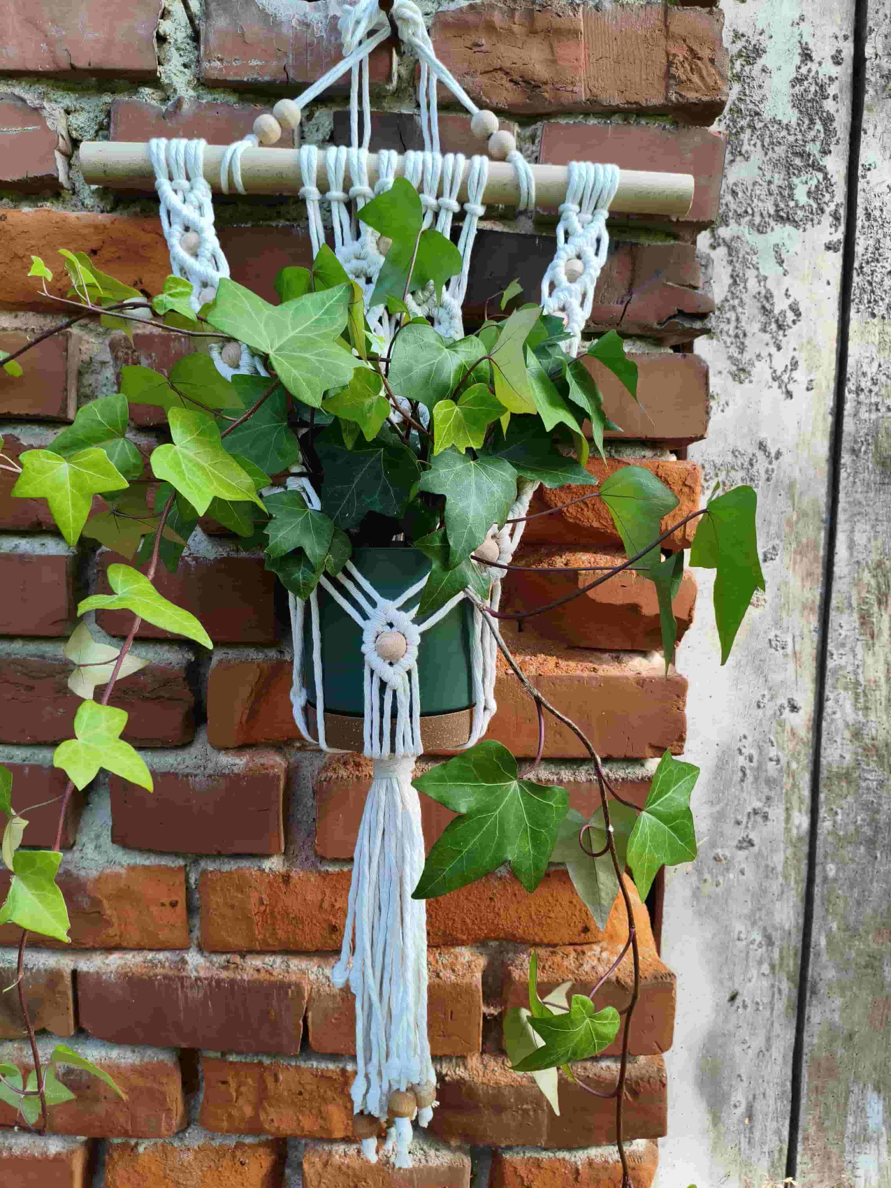 Kwietnik naścienny MOON - DeasyArt – rękodzieło Boho, lampiony & dekoracje handmade