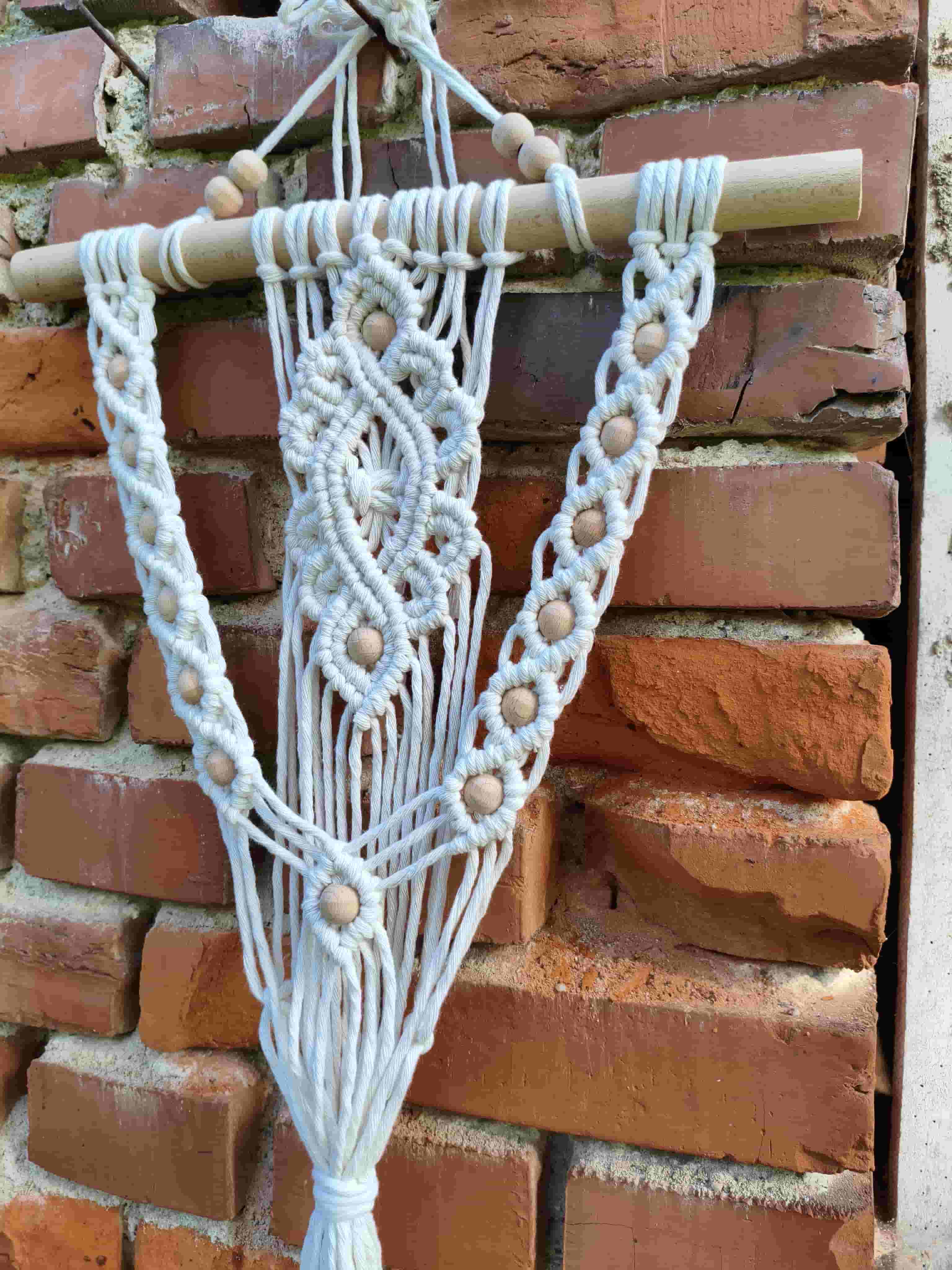 Kwietnik naścienny MOON - DeasyArt – rękodzieło Boho, lampiony & dekoracje handmade
