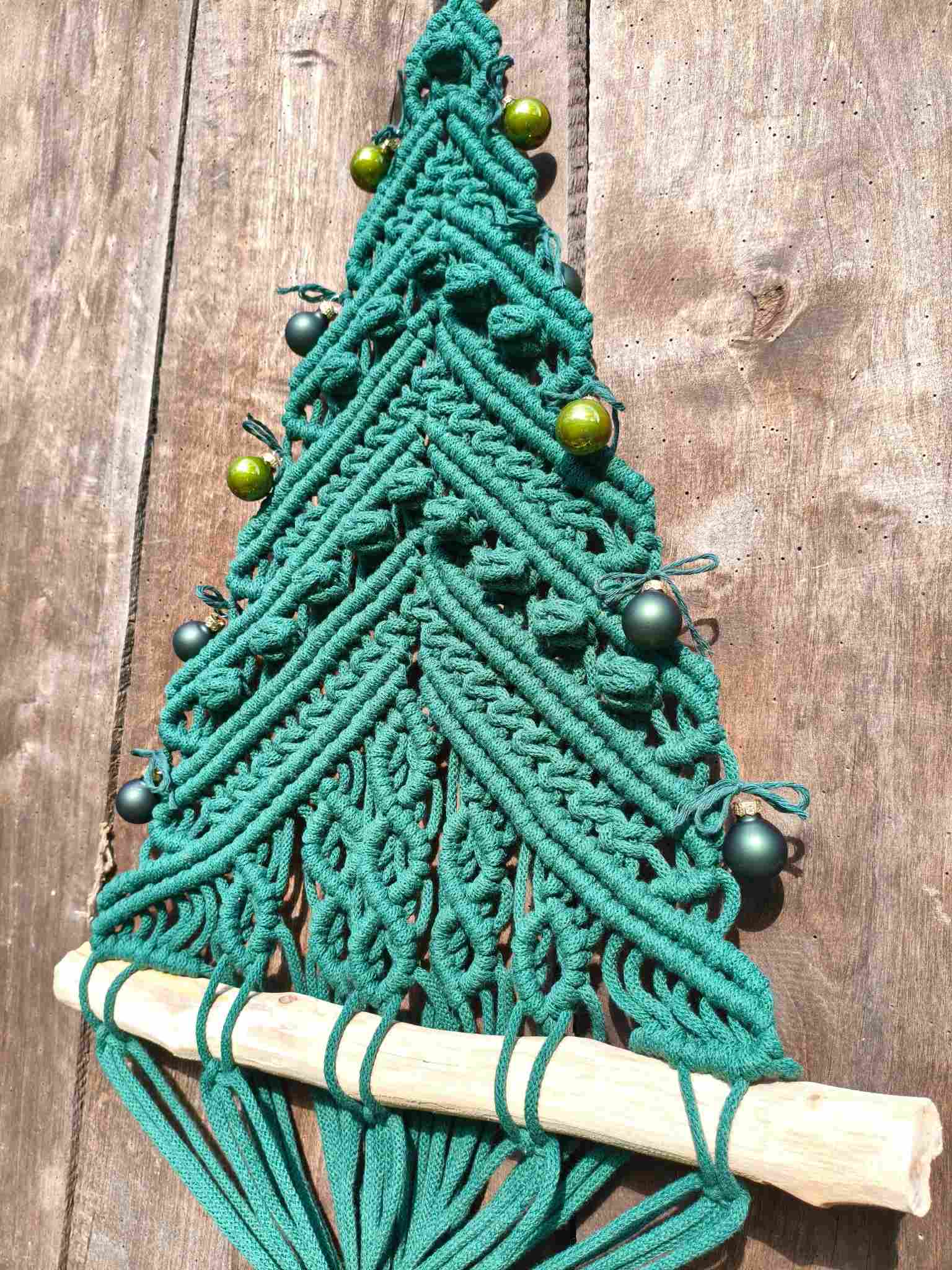 Makramowa CHOINKA BOHO  - DeasyArt – rękodzieło Boho, lampiony & dekoracje handmade