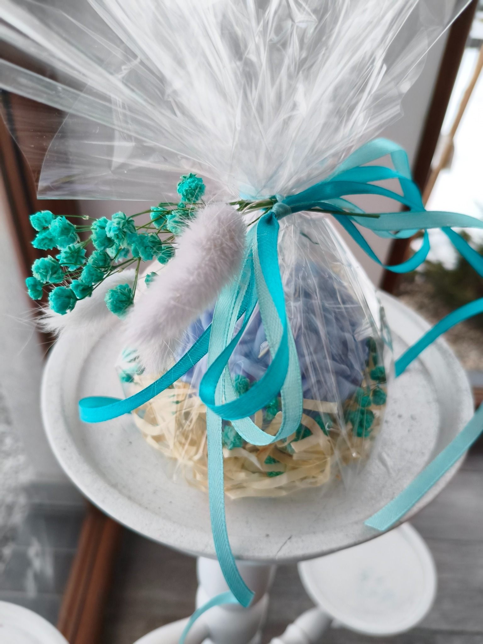 Naturalna świeca z wosku sojowego o aromacie lawendy - DeasyArt – rękodzieło Boho, lampiony & dekoracje handmade