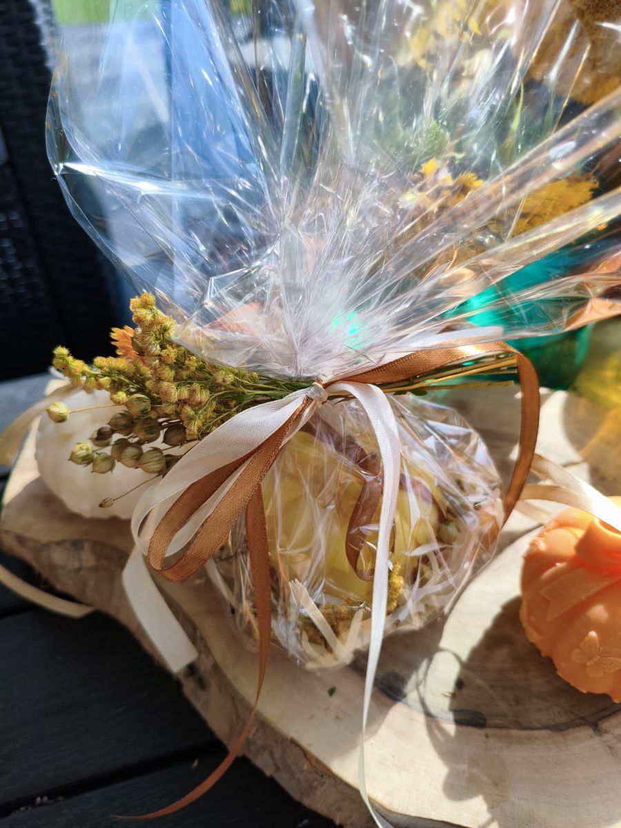 DYNIOWA ISKRA – jesienny prezent zamknięty w wosku - DeasyArt – rękodzieło Boho, lampiony & dekoracje handmade