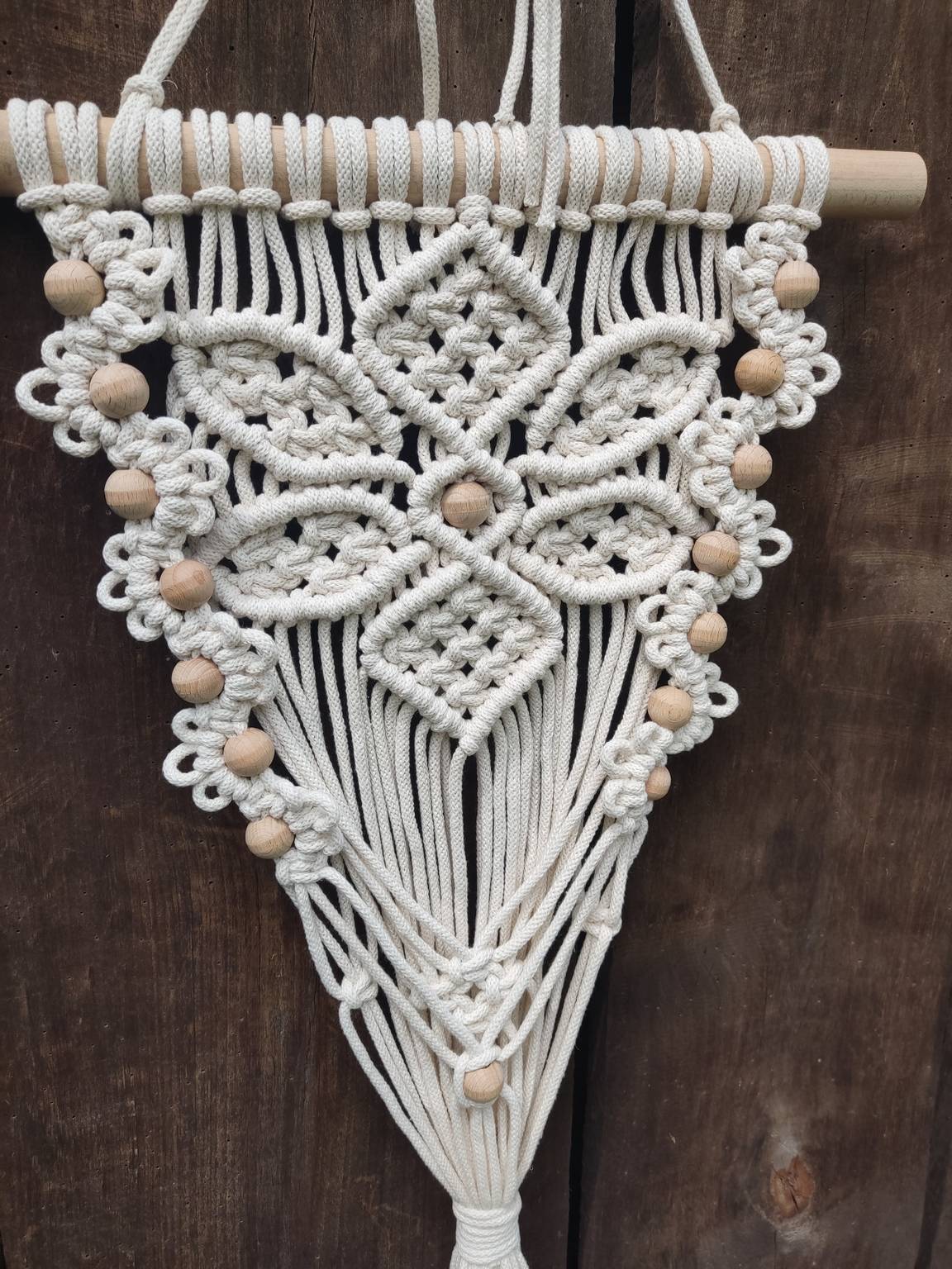 Kwietnik naścienny BOHO NATURA - DeasyArt – rękodzieło Boho, lampiony & dekoracje handmade