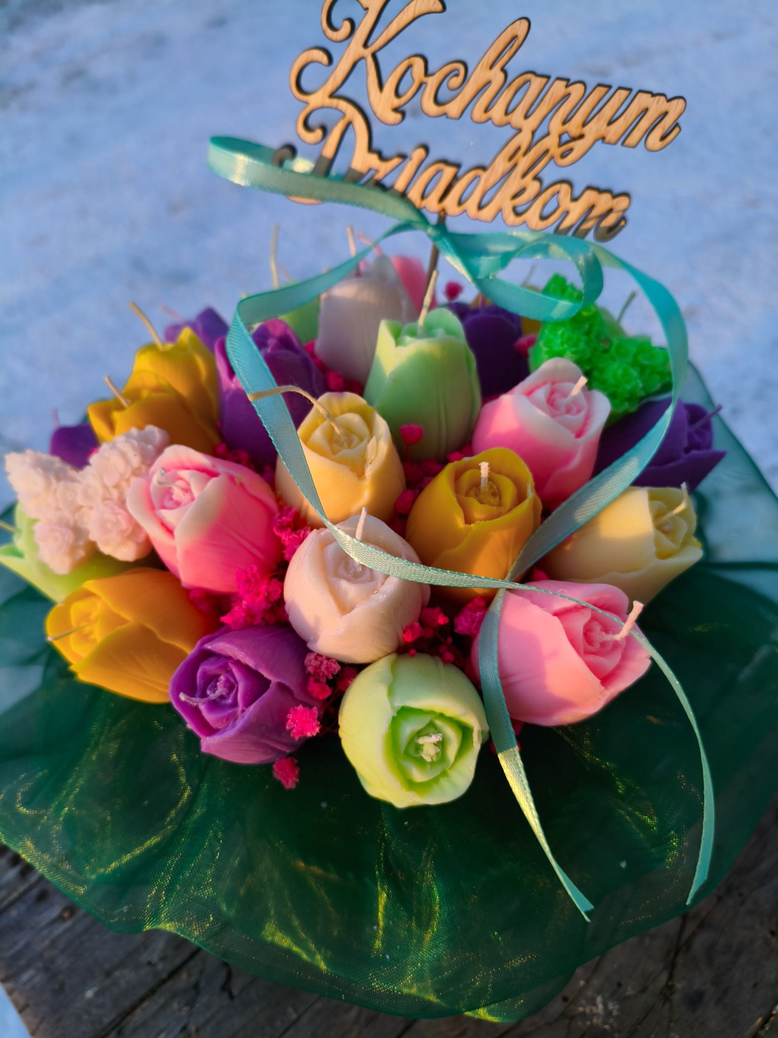 Box z naturalnych świec sojowych na Dzień Babci i Dziadka - DeasyArt – rękodzieło Boho, lampiony & dekoracje handmade