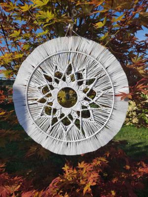 Mandala ROZETA  - DeasyArt – rękodzieło Boho, lampiony & dekoracje handmade