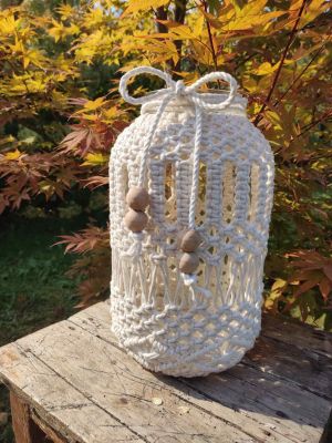 Lampion Boho SUNLIGHT - DeasyArt – rękodzieło Boho, lampiony & dekoracje handmade