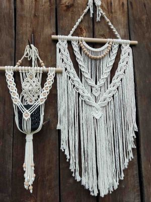 Zestaw Boho FOREST BREEZE - DeasyArt – rękodzieło Boho, lampiony & dekoracje handmade