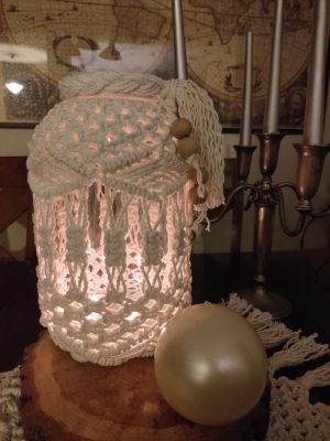 Lampion Boho MOON - DeasyArt – rękodzieło Boho, lampiony & dekoracje handmade