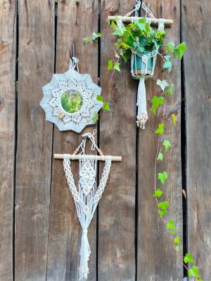 Zestaw Hoho BOHO HARMIONIA NATURY  - DeasyArt – rękodzieło Boho, lampiony & dekoracje handmade