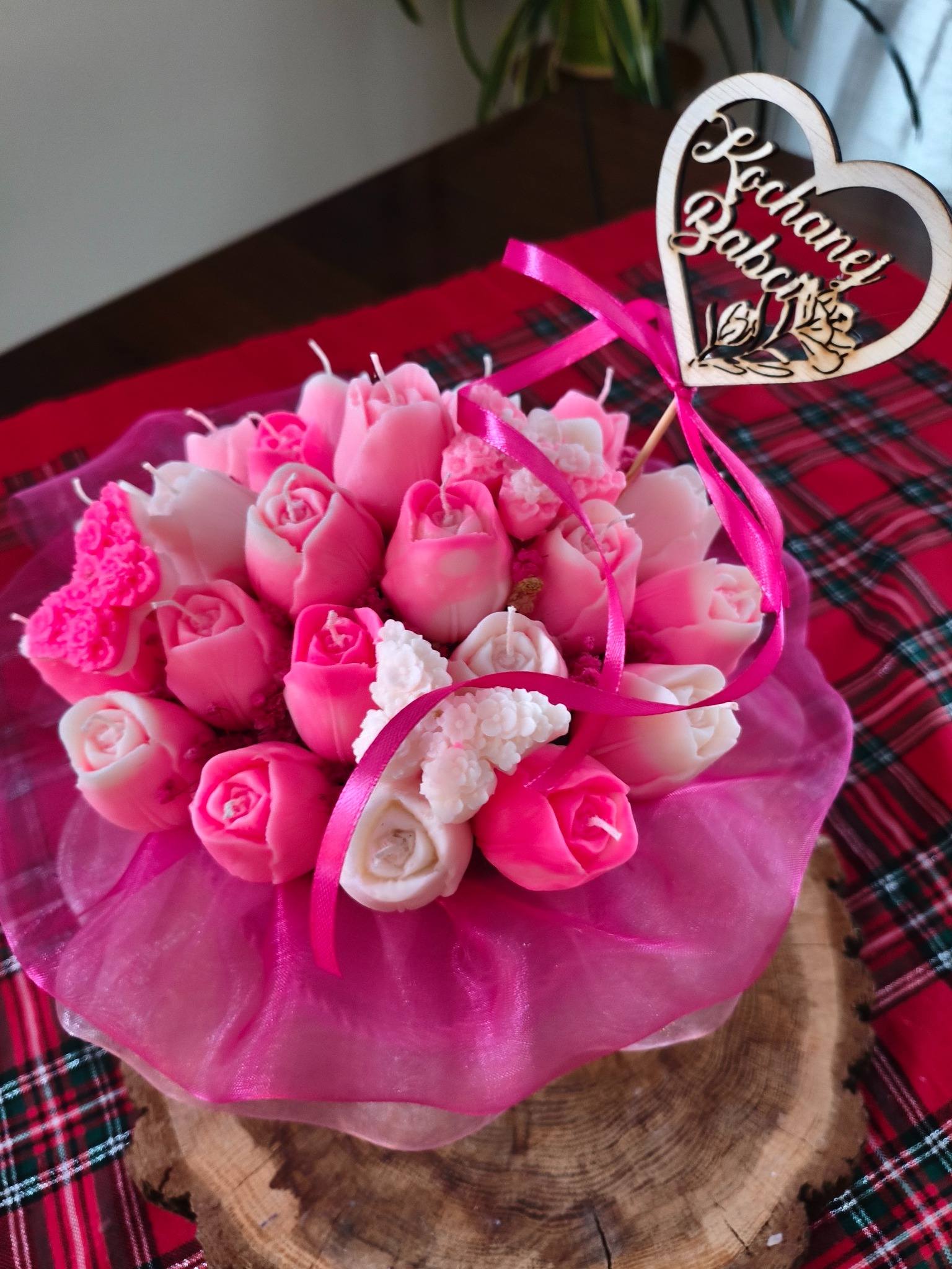 Box z naturalnych świec sojowych na Dzień Babci - DeasyArt – rękodzieło Boho, lampiony & dekoracje handmade